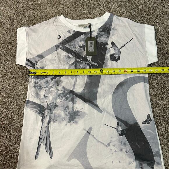 ALLSAINTS Women's Volatus Imogen Boy T-Shirt Size XS/S In Optic White - Picture 11 of 14